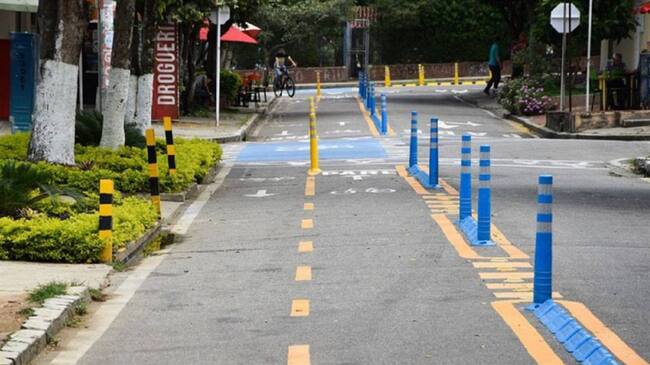 Por una acción popular se frenó la construcción de la ciclorruta Foto: Alcaldía.