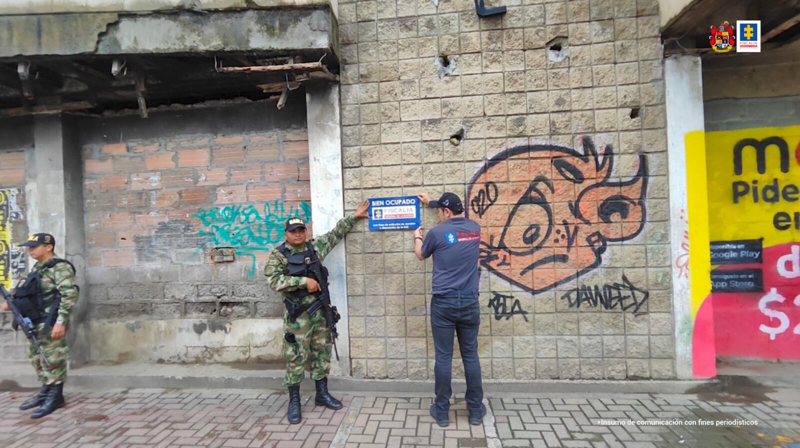 Fiscalía ocupó 36 bienes que pertenecerían a varios de los posibles responsables de un entramado de corrupción. Foto: Cortesía Fiscalía.