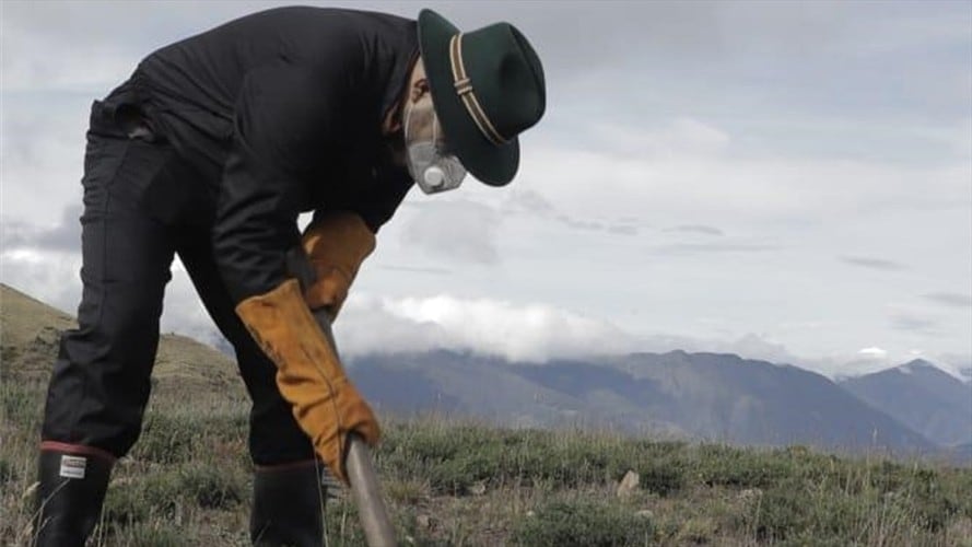El plan de manejo comenzó con todos los protocolos de bioseguridad. . Foto: Corpoboyacá