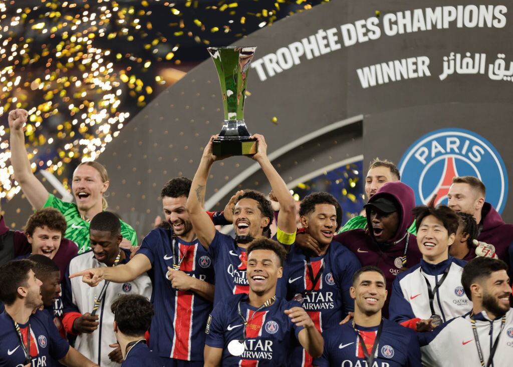 PSG campeón de la Supercopa de Francia. Foto: Getty Images.