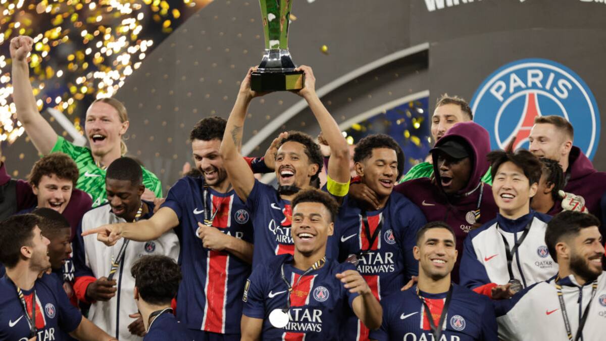 PSG se coronó supercampeón de Francia tras vencer al Mónaco 1-0 en Doha