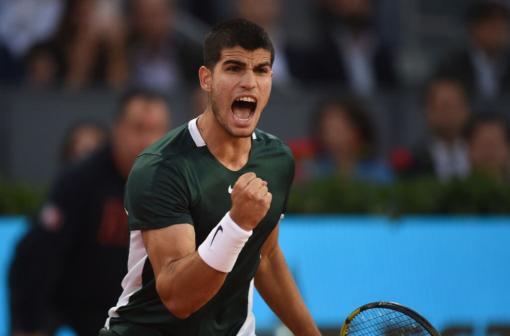 Carlos Alcaraz.  (Photo by Denis Doyle/Getty Images)
