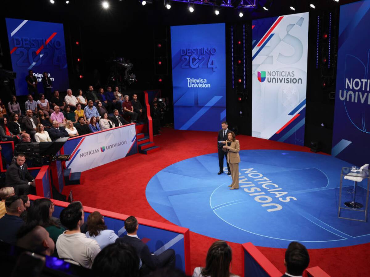 Kamala Harris respondió preguntas de votantes latinos en foro convocado por Univisión