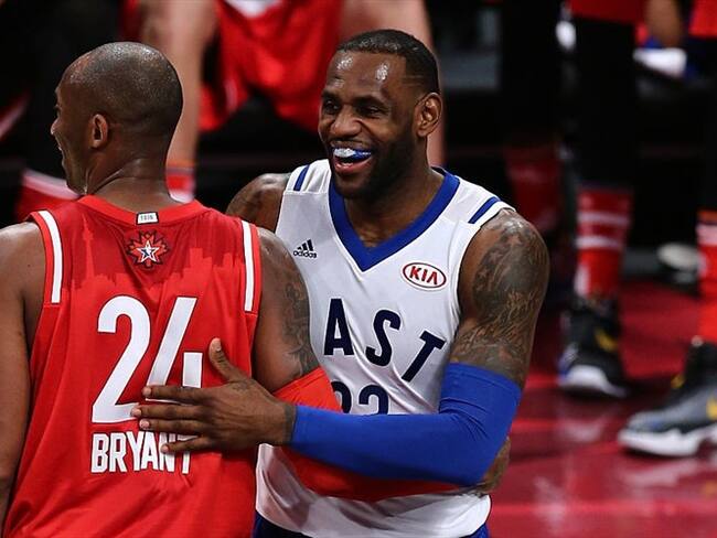 James le pidió a Kobe Bryant que le diera fuerza desde el cielo. Foto: Getty Images