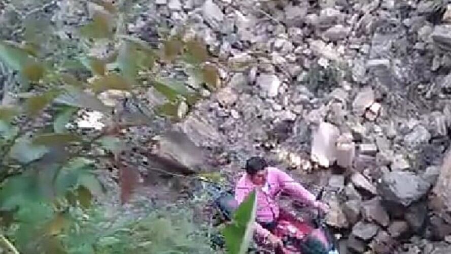 Vías terciarias de Guadalupe afectadas. Foto: suministrada.