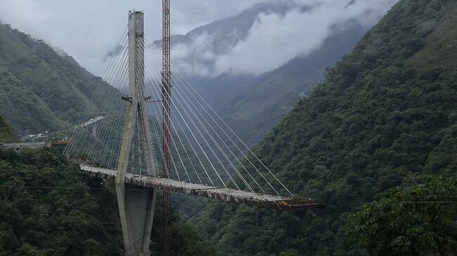 El puente Chirajara no se cayó por un error de diseño. Foto: Colprensa