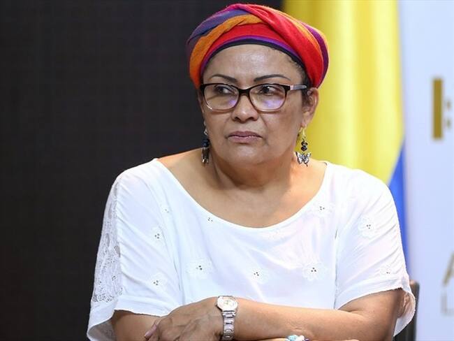 Senadora Victoria Sandino. Foto: Colprensa - Álvaro Tavera