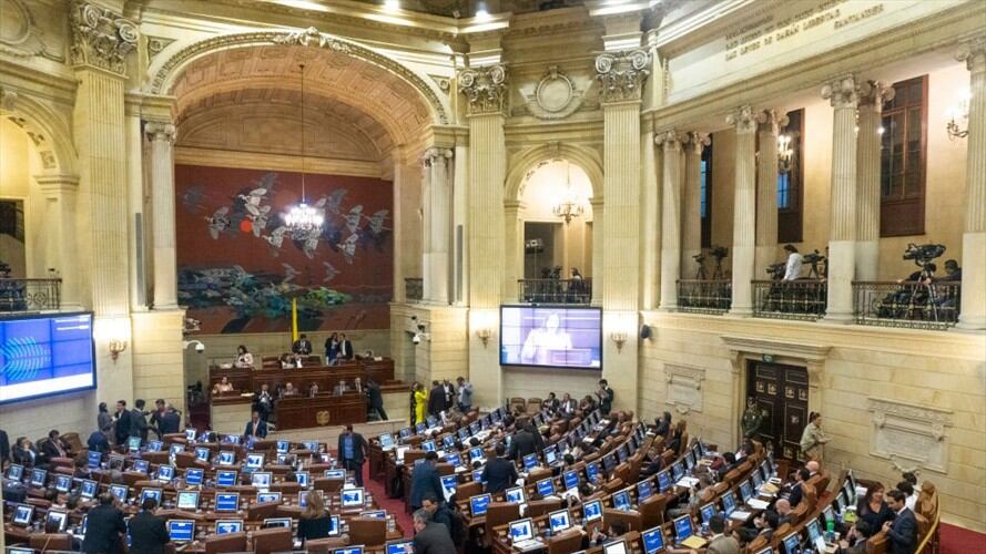 Hay una denuncia penal contra los senadores y representantes a la Cámara que votaron afirmativamente para eliminar la Ley de Garantías. Foto: Getty Images / DANIEL GARZÓN HERAZO