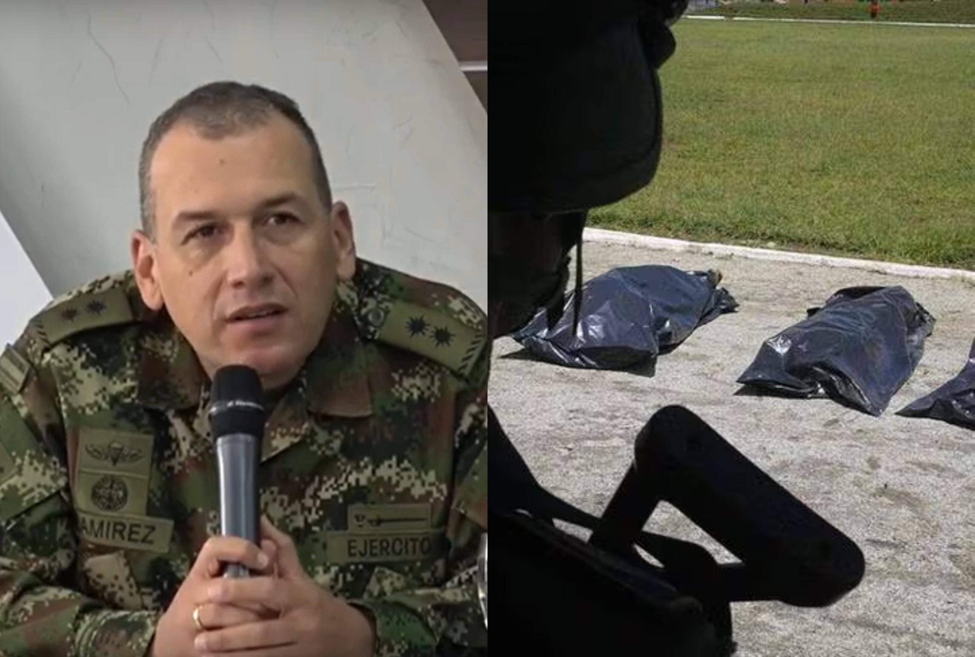 General Juan Carlos Ramírez y falsos positivos | Fotos: Captura de pantalla y Colprensa