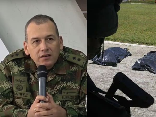 General Juan Carlos Ramírez y falsos positivos | Fotos: Captura de pantalla y Colprensa