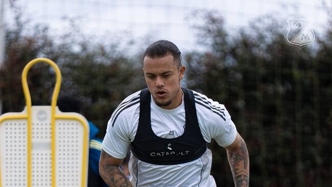 Leonardo Castro, tras superar una grave lesión, regresa a convocatoria con Millonarios. Foto: Millonarios FC.