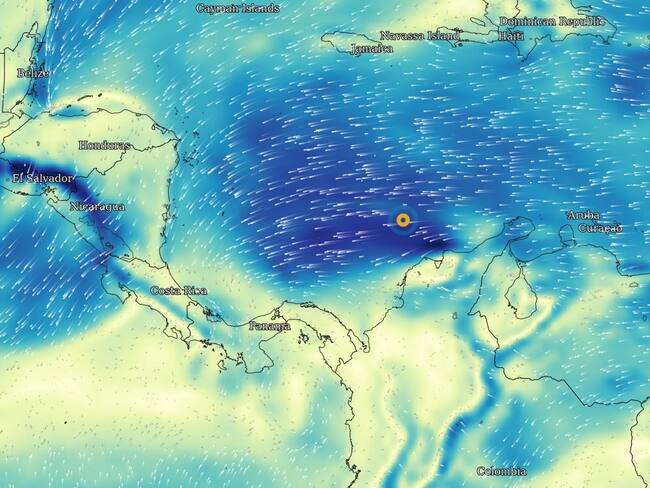 Advierten fuertes vientos y oleaje en el Caribe colombiano