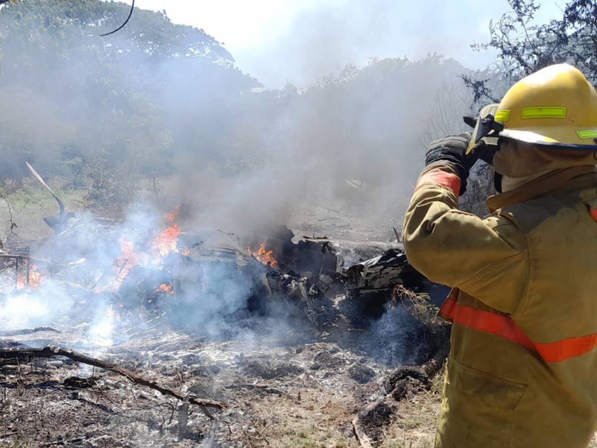 Una persona muerta y cinco heridas tras accidente de un avión ambulancia en el Cesar