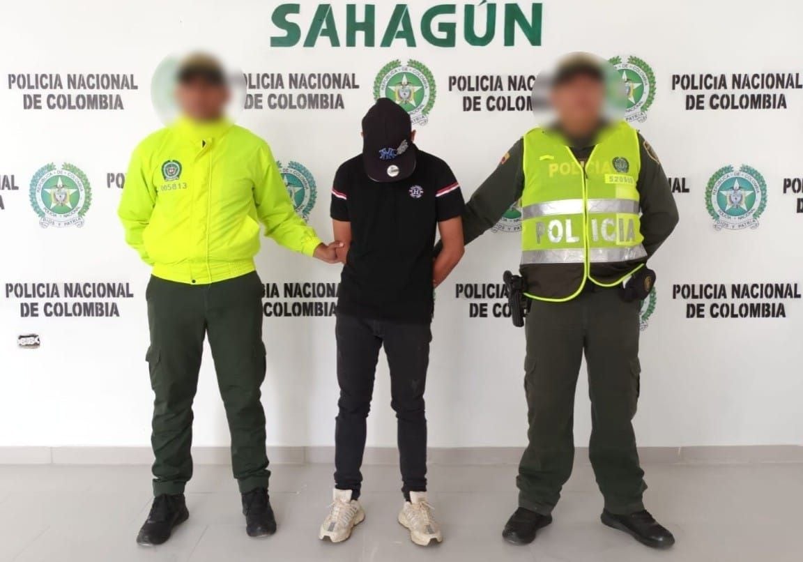 Capturan a alias Tribilín. Foto: Policía Nacional.