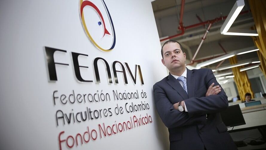 Gonzalo Moreno, presidente ejecutivo de Fenavi, manifestó su alegría por su aceptación y señaló que espera contribuir con el desarrollo económico del país. Foto: Colprensa