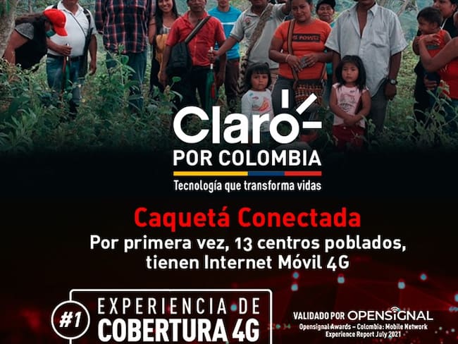 13 centros de Caquetá contarán por primera vez Internet Móvil 4G