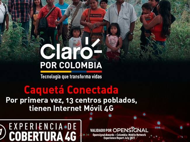 13 centros de Caquetá contarán por primera vez Internet Móvil 4G