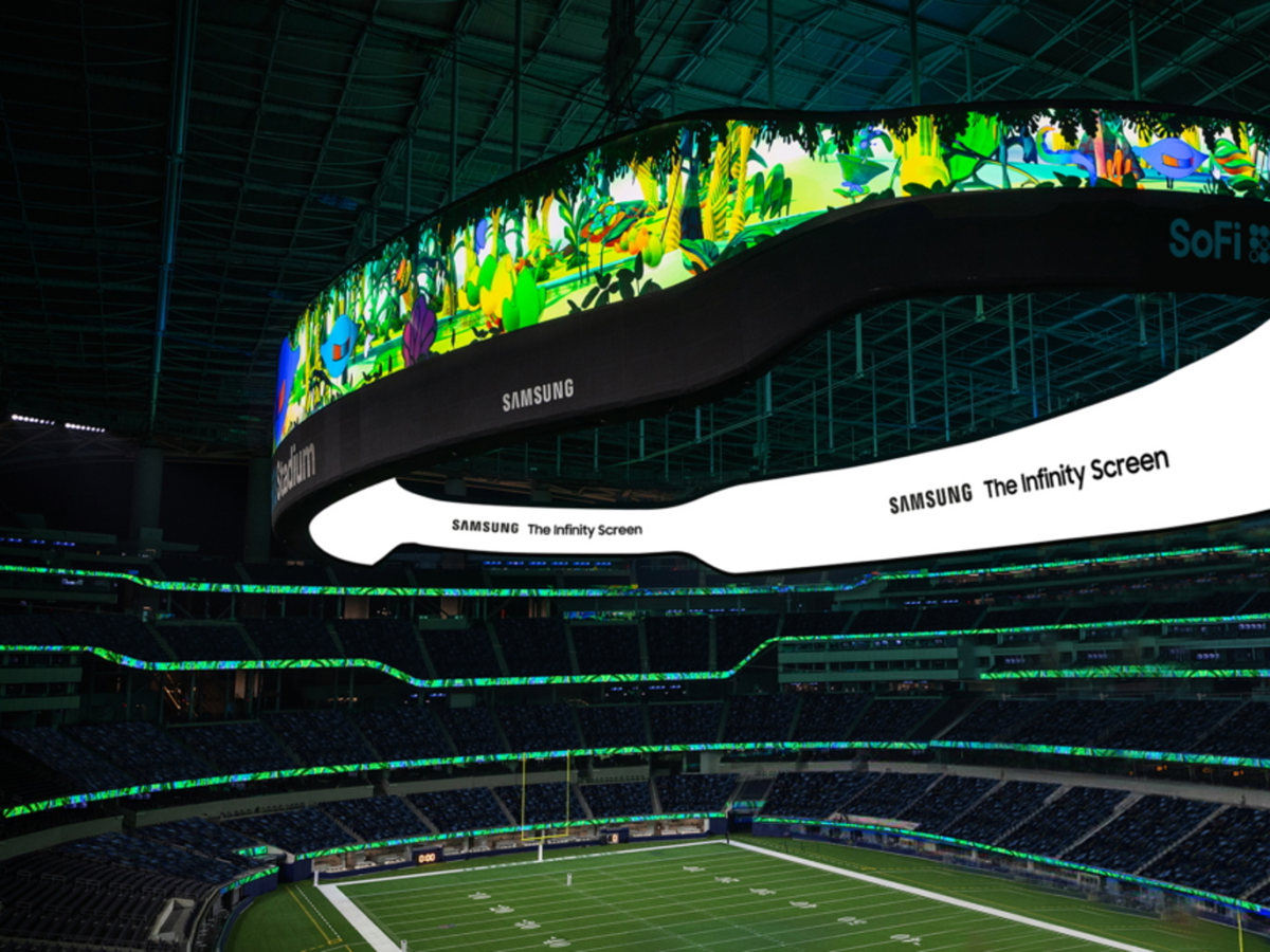 Samsung le apuesta a la pantalla LED más grande del mundo en el SoFi Stadium