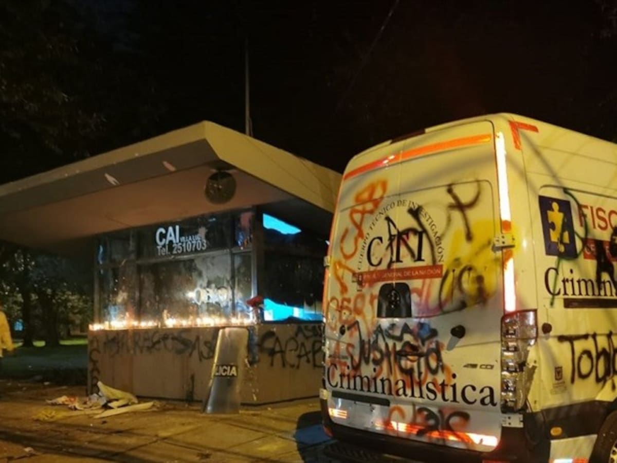 Fiscalía investigará actos de violencia y vandalismo en Bogotá