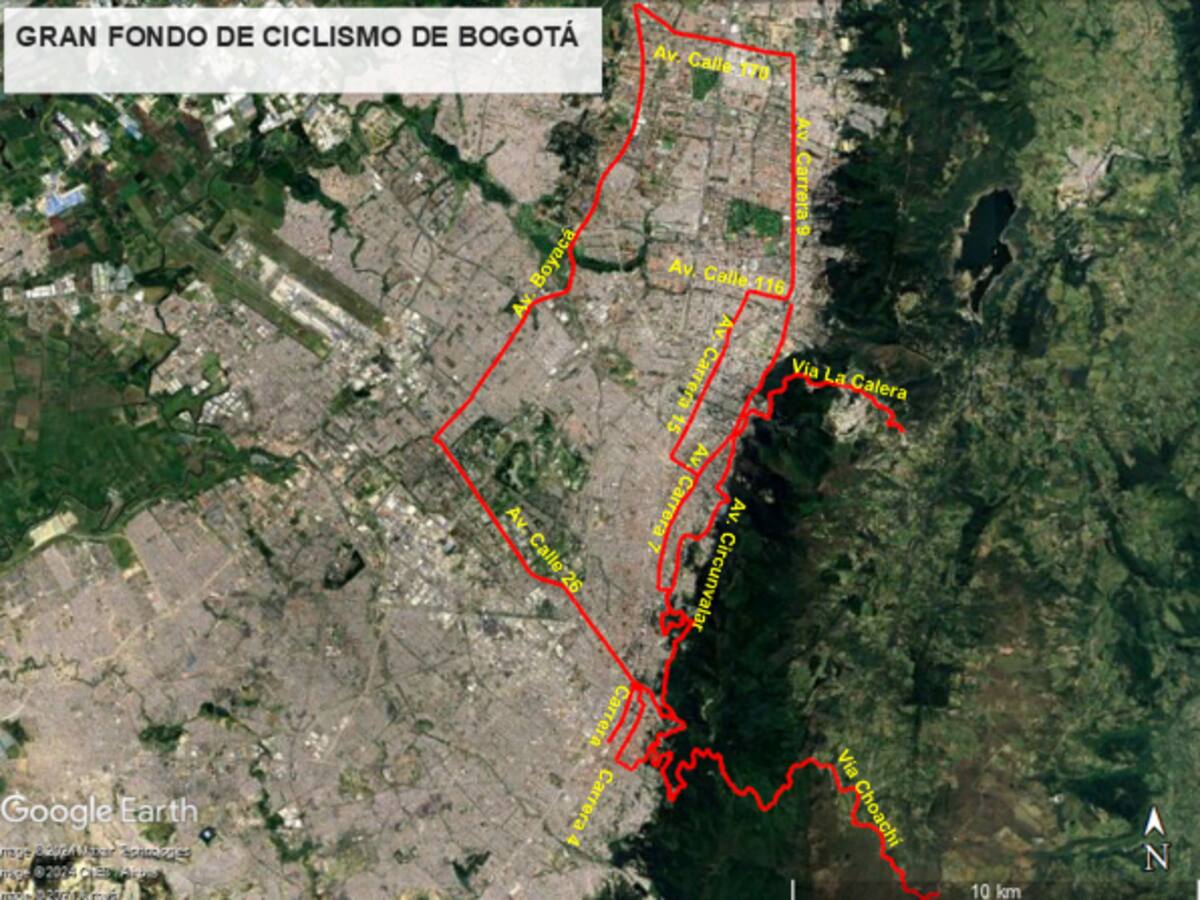 Bogotá se prepara para el Gran Fondo de Ciclismo: cierres viales y cambios en la ciclovía