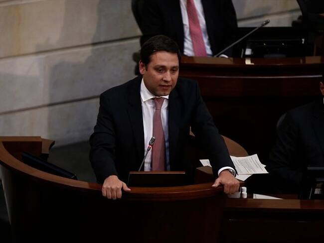 Mauricio Lizcano, presidente del Senado de la República. Foto: Colprensa - Juan Páez