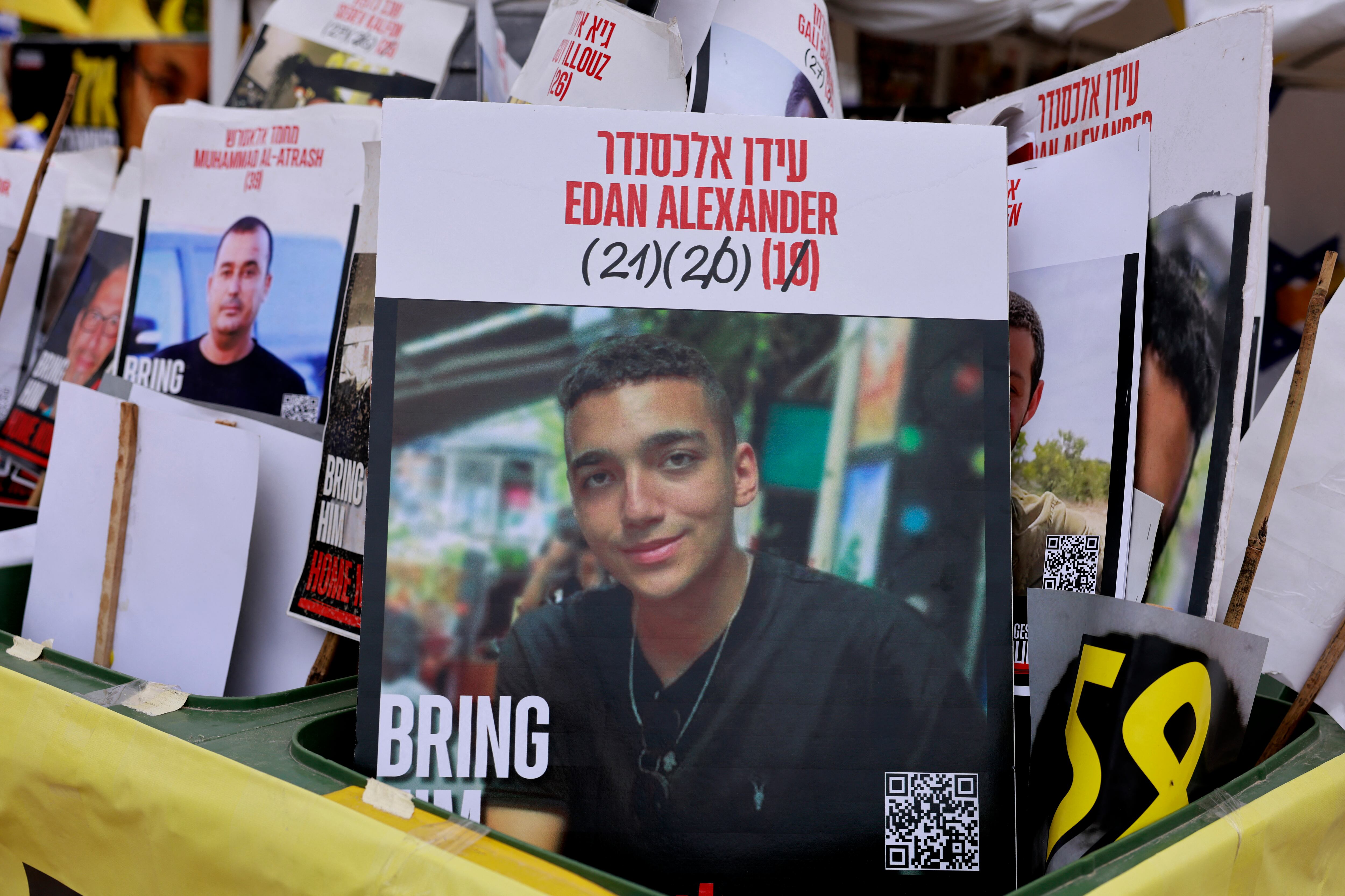 Edan Alexander. Foto: MENAHEM KAHANA/AFP via Getty Images.