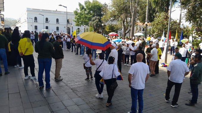 La jornada se desarrolló en el Parque Caldas de la capital del Cauca. Crédito: Red de Apoyo Cauca.
