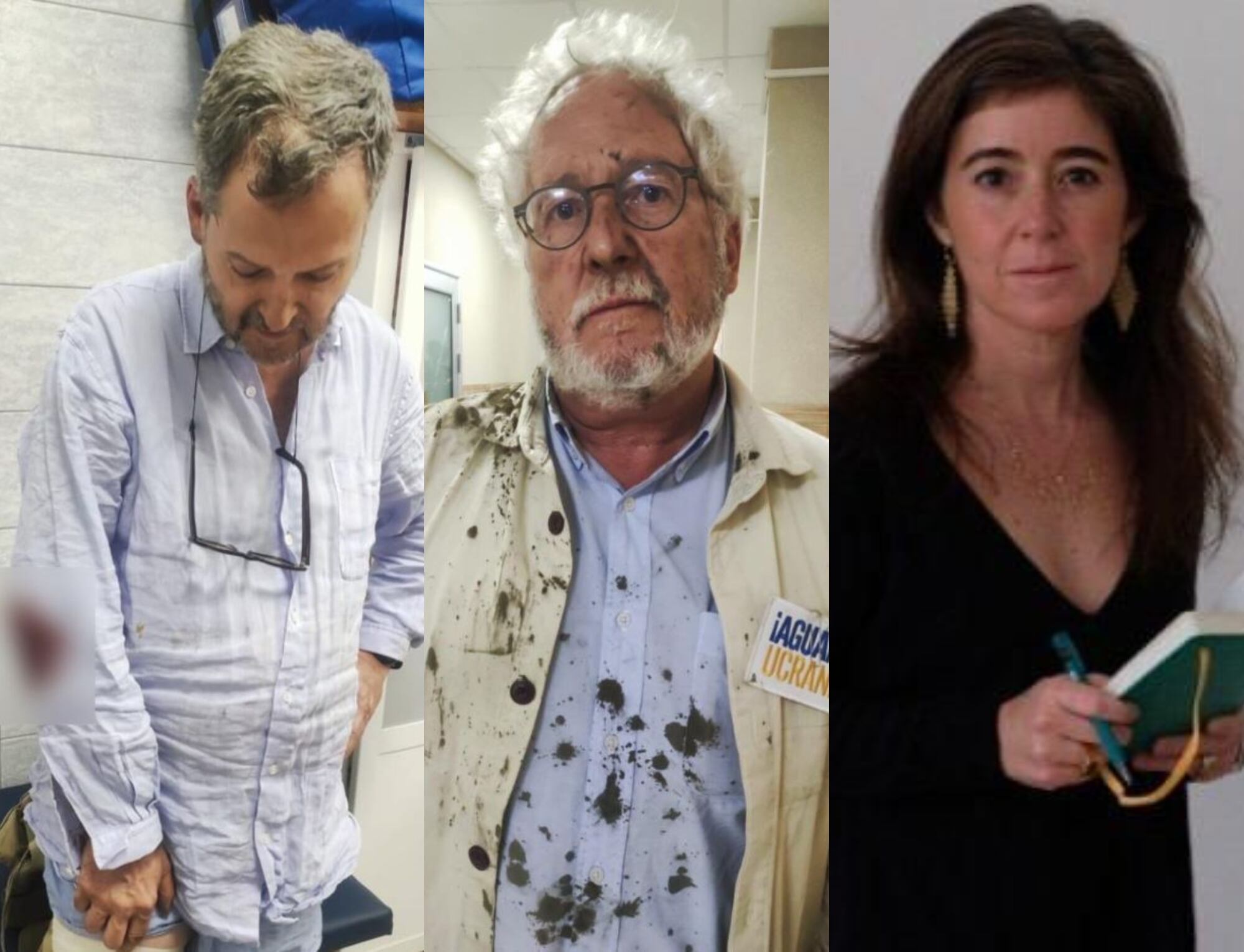 Sergio Jaramillo, Héctor Abad Faciolince y Catalina Gómez, excorresponsal de La W en Teherán. Fotos: Suministradas.