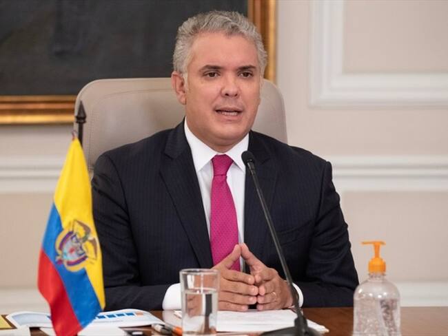Iván Duque sancionó la nueva ley de vacunas. Foto: Colprensa