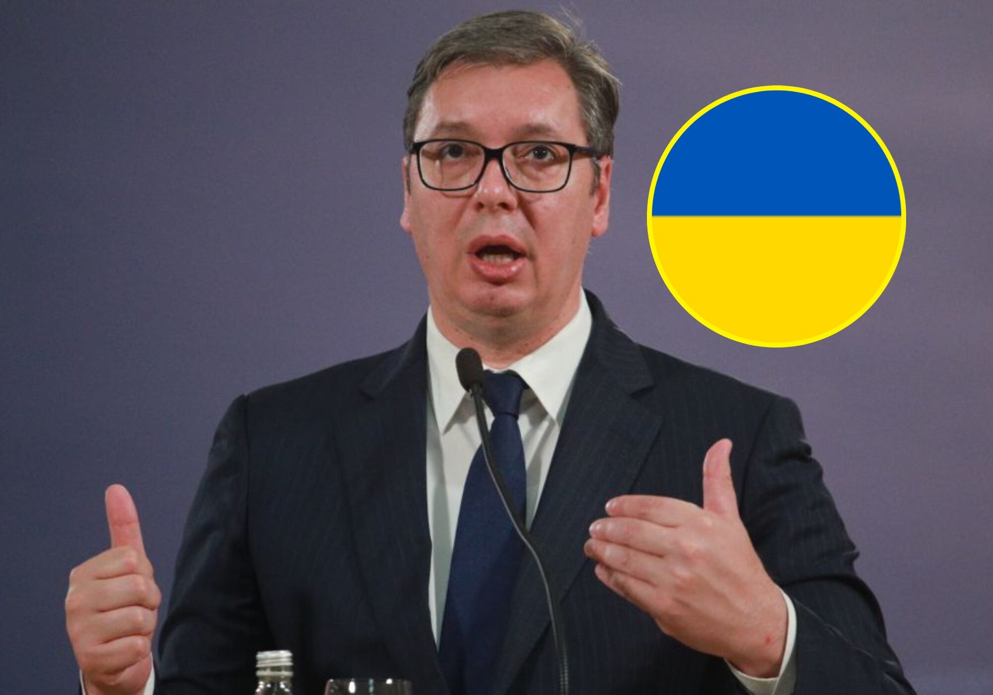 Aleksandar Vucic, presidente de Serbia, dijo que impedirá el  envío de municiones a Ucrania. Foto: Getty Images.