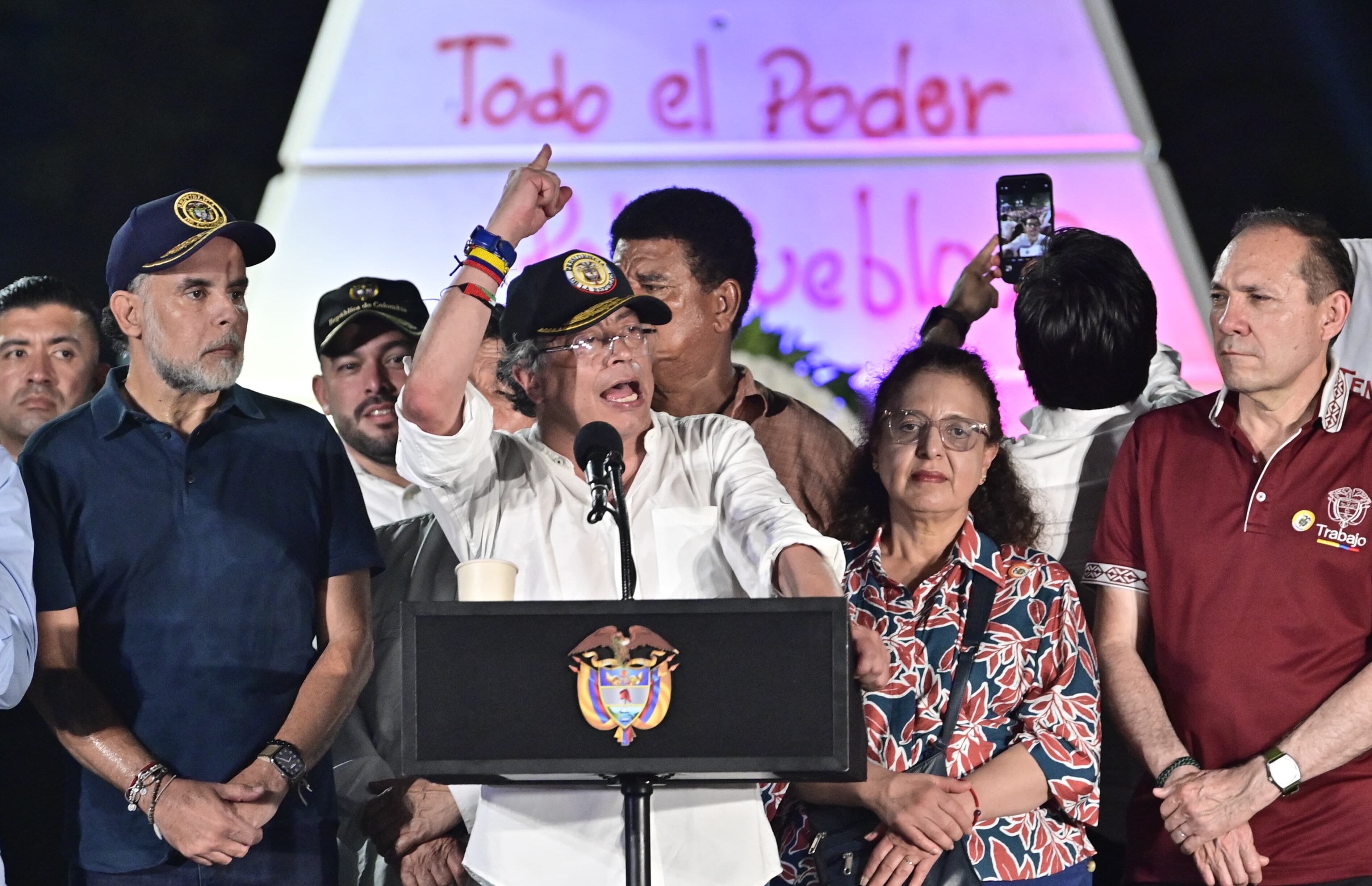 El presidente Gustavo Petro aseguró que no quiere ser reelegido para no volverse "drogadicto al poder". Foto: EFE/ Presidencia De Colombia