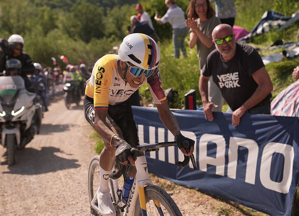 Egan Bernal. (Photo by Marco Alpozzi - Pool/Getty Images)
