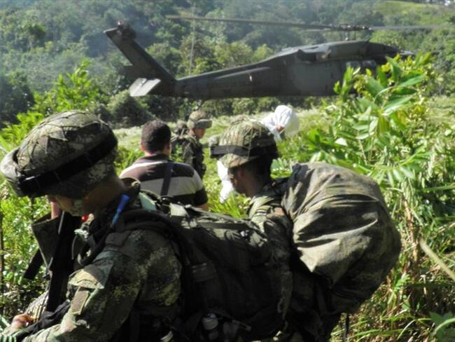 En esa misma zona, el Ejército capturó a alias Dago, segundo al mando de la columna móvil Jaime Martínez, . Foto: Archivo Colprensa