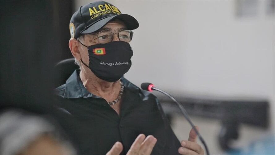 William Dau, alcalde de Cartagena. Foto: Archivo