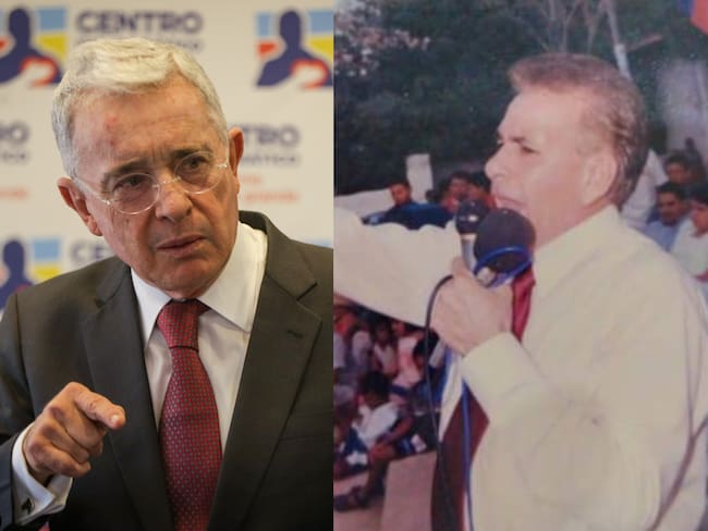 Álvaro Uribe y exalcalde Eudaldo Díaz | Fotos: Colprensa y Cortesía familia Díaz