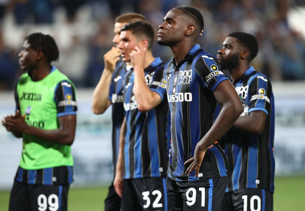 Duván Zapata del Atalanta. (Photo by Marco Luzzani/Getty Images)