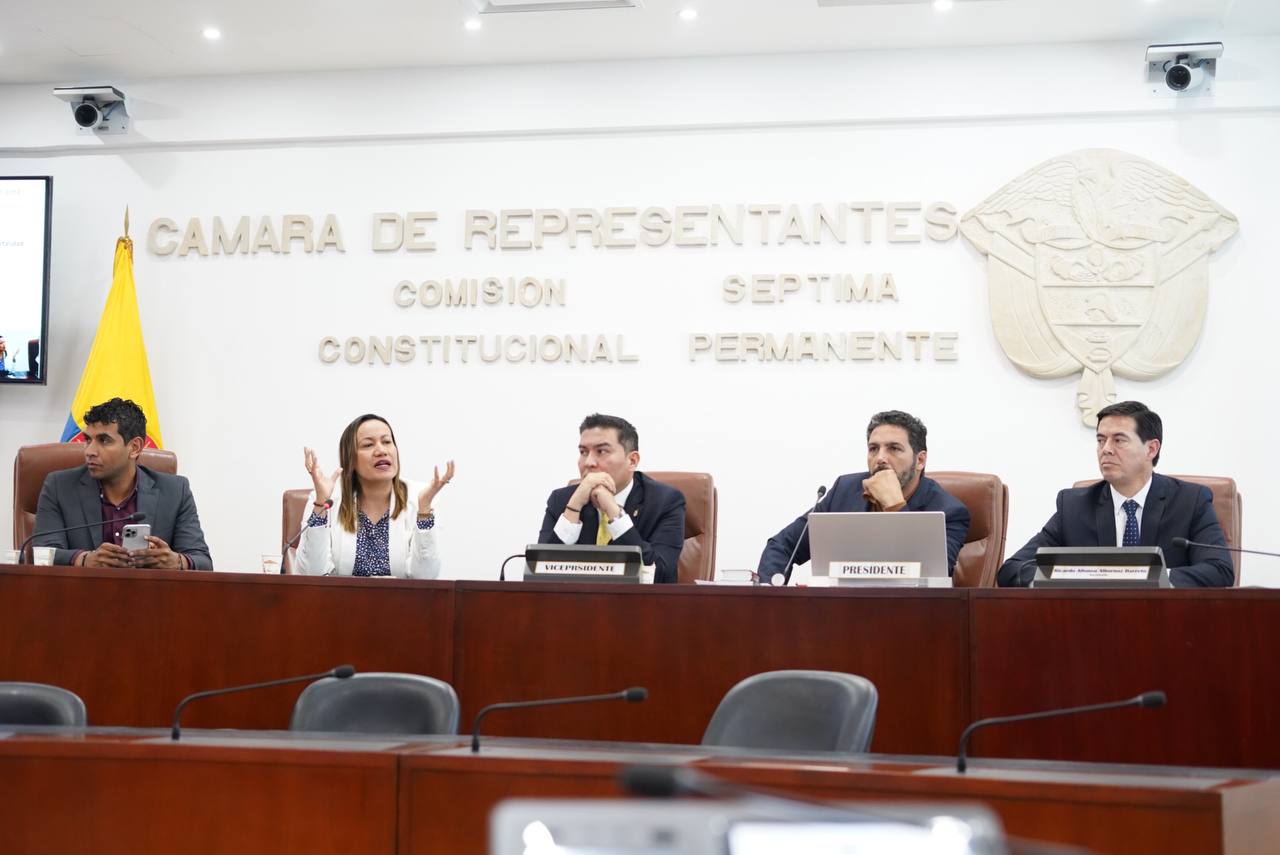 Comisión Séptima de la Cámara de Representantes. Foto: Colprensa.
