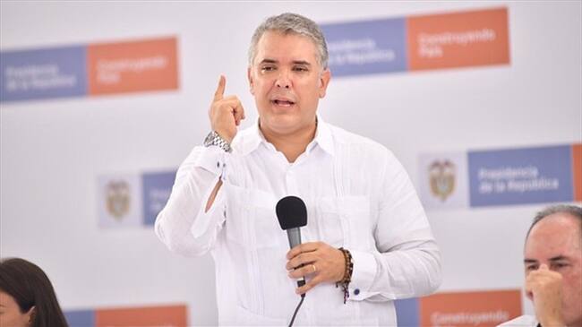 Como canallas califica presidente Duque a responsables de ataque en Tame Arauca . Foto: Colprensa