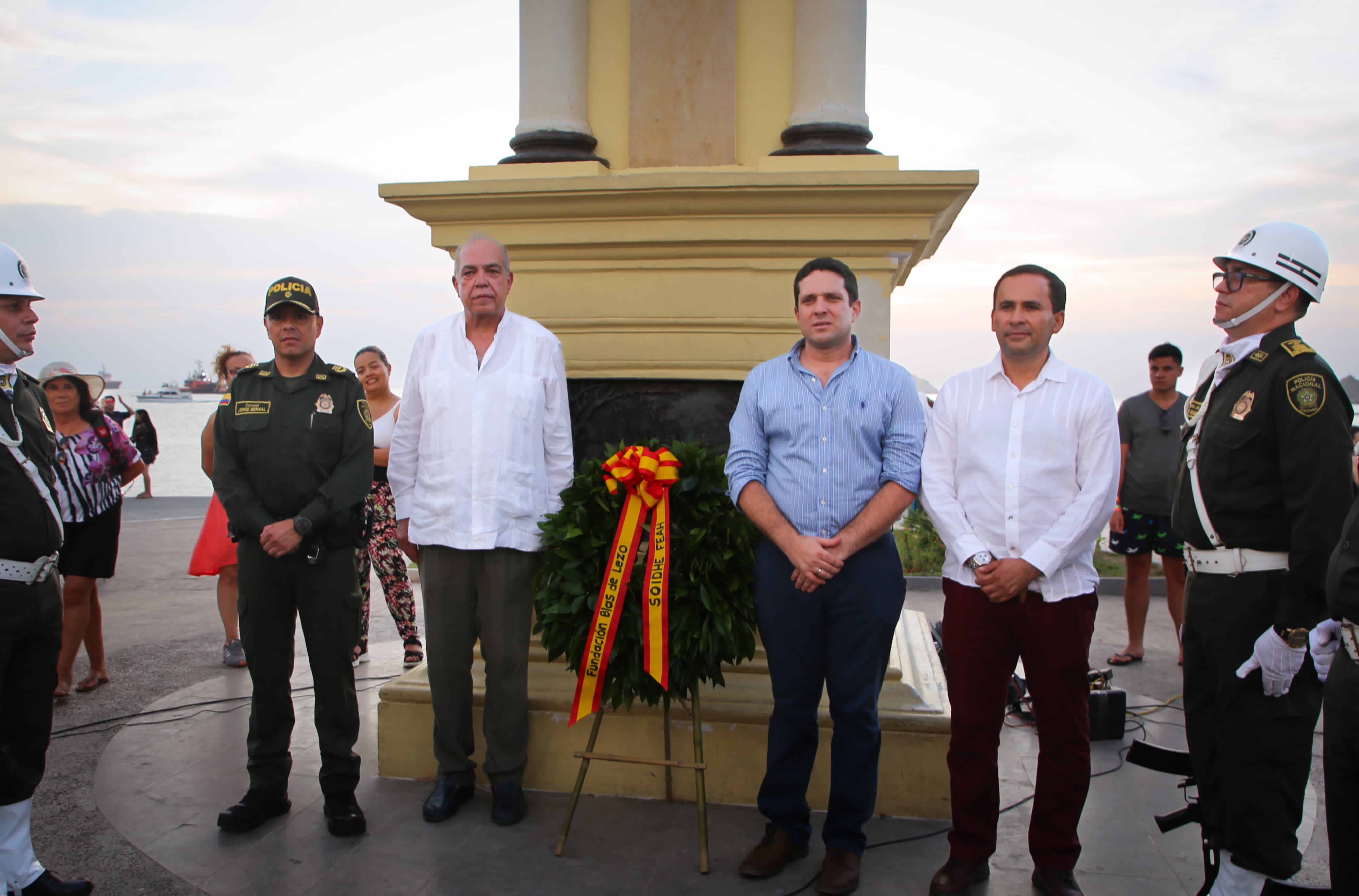 Homenaje a Rodrigo de Bastidas/ Alcaldía de Santa Marta