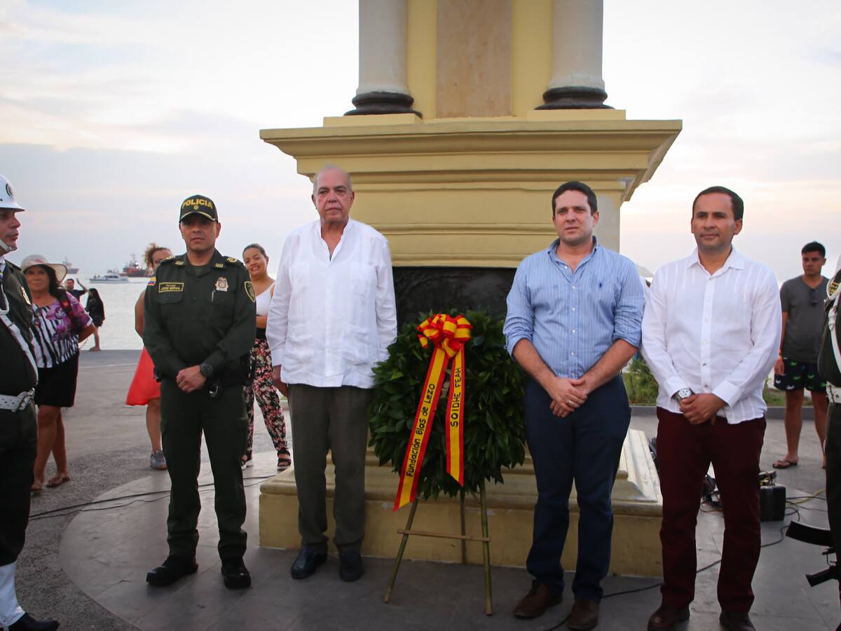 Rodrigo de Bastidas, fundador de Santa Marta recibe homenaje