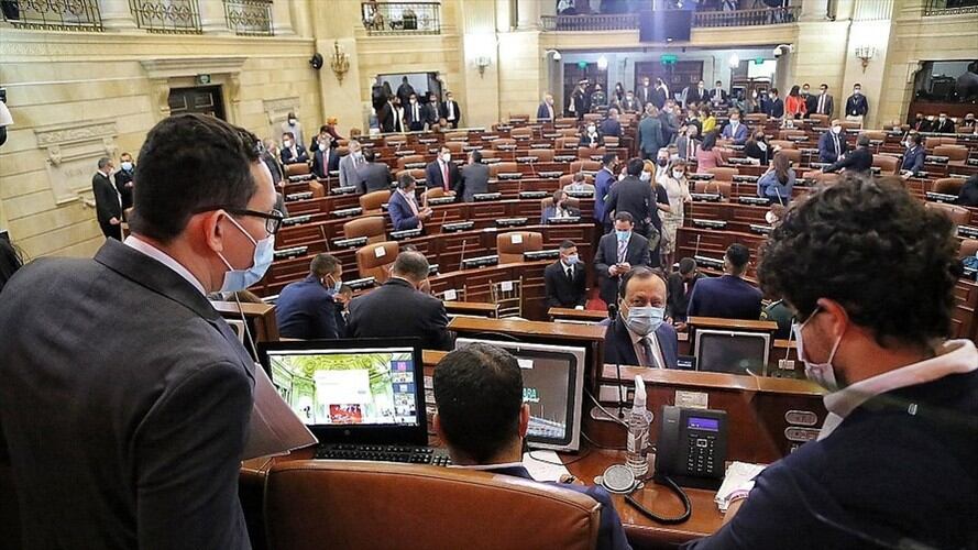 Fue radicada ante el Congreso de la República la cuarta reforma tributaria de este Gobierno. Foto: Colprensa / CÁMARA DE REPRESENTANTES