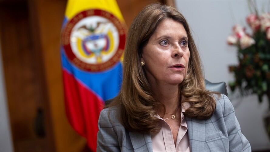 La vicepresidenta Marta Lucía Ramírez se refirió al debate que se realizó en el Congreso al fiscal general de la Nación, Néstor Humberto Martínez, por el caso Odebrecht. Foto: Colprensa