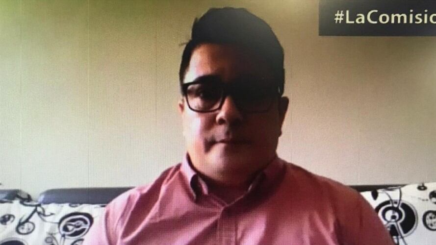 Relato de víctima de mina antipersona. Foto: Rafael Aristizábal