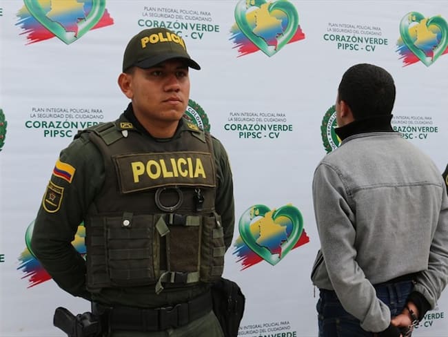 En el barrio San Sebastian en Manizales fue capturado José Antonio Giraldo Pérez, conocido como “Tolima”. Foto: Policía de Manizales.