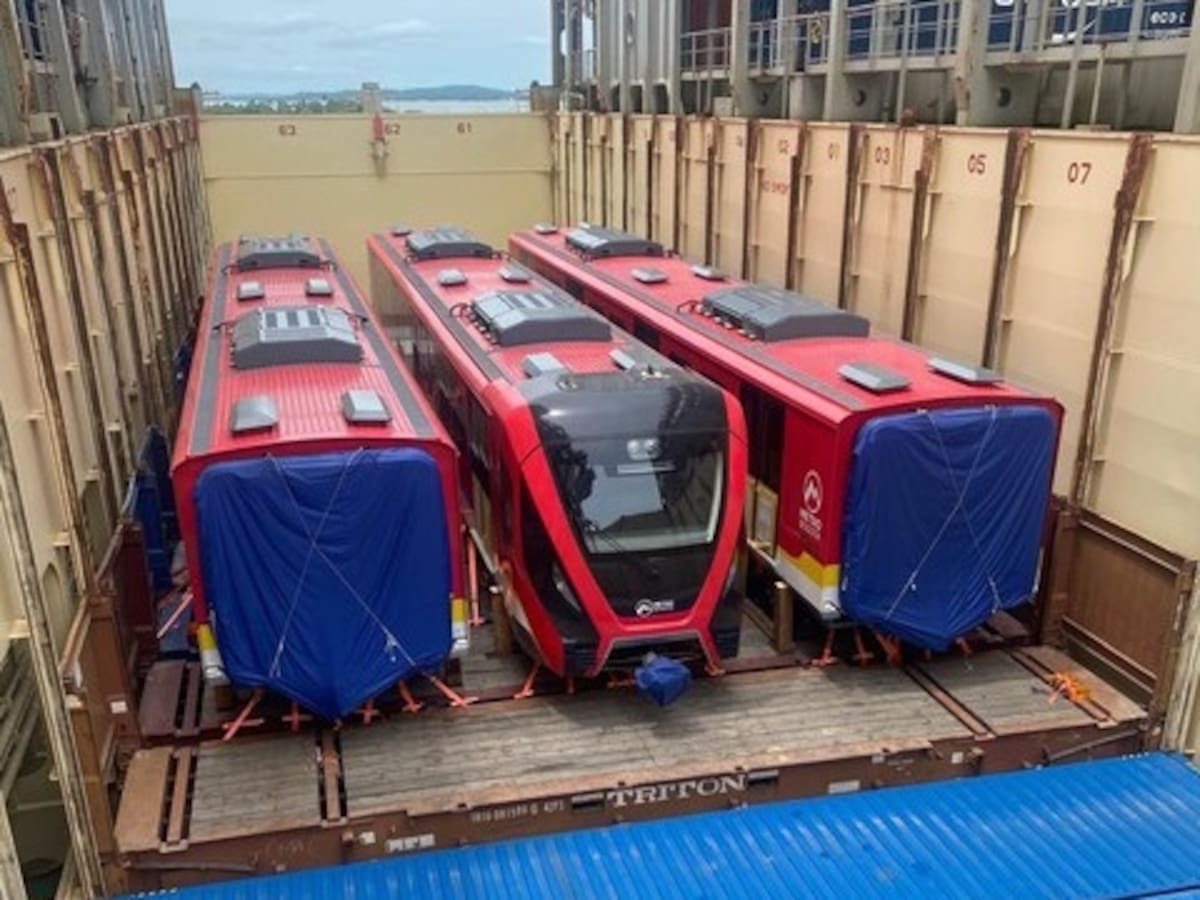 Video: Así fue la llegada del primer tren del metro de Bogotá a Cartagena