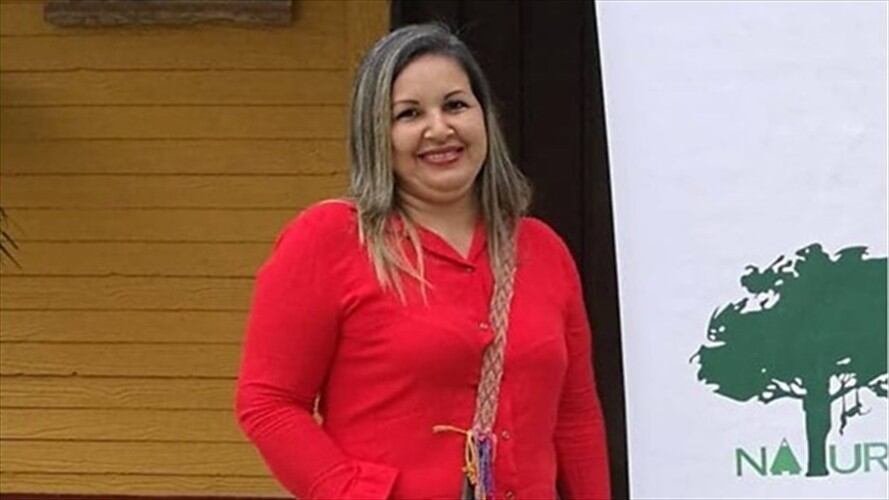 Maydany Salcedo, integrante de la Asociación de Trabajadores Campesinos de Piamonte. Foto: Cortesía Sucesos Cauca
