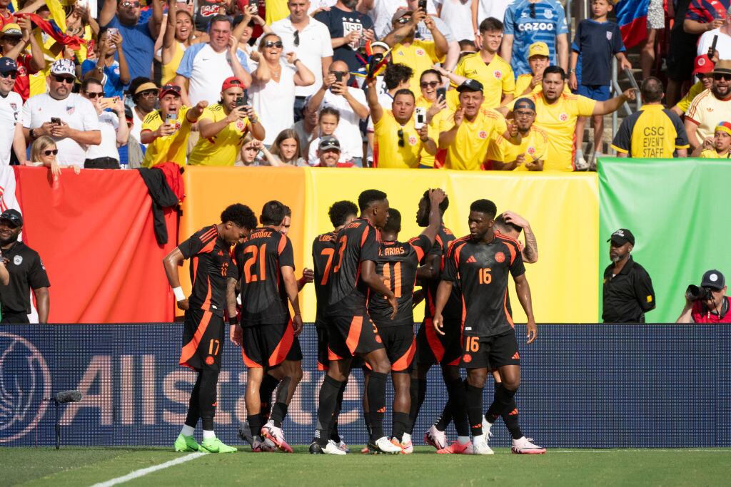 Selección Colombia contra Estados Unidos. Getty Images