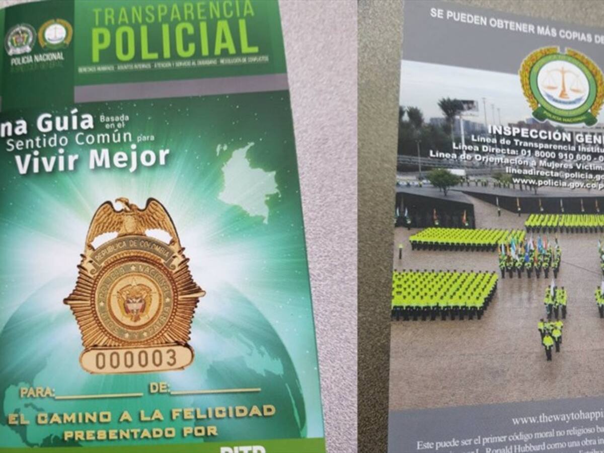 Inspección de la Policía tuvo cartillas en conjunto con la Cienciología