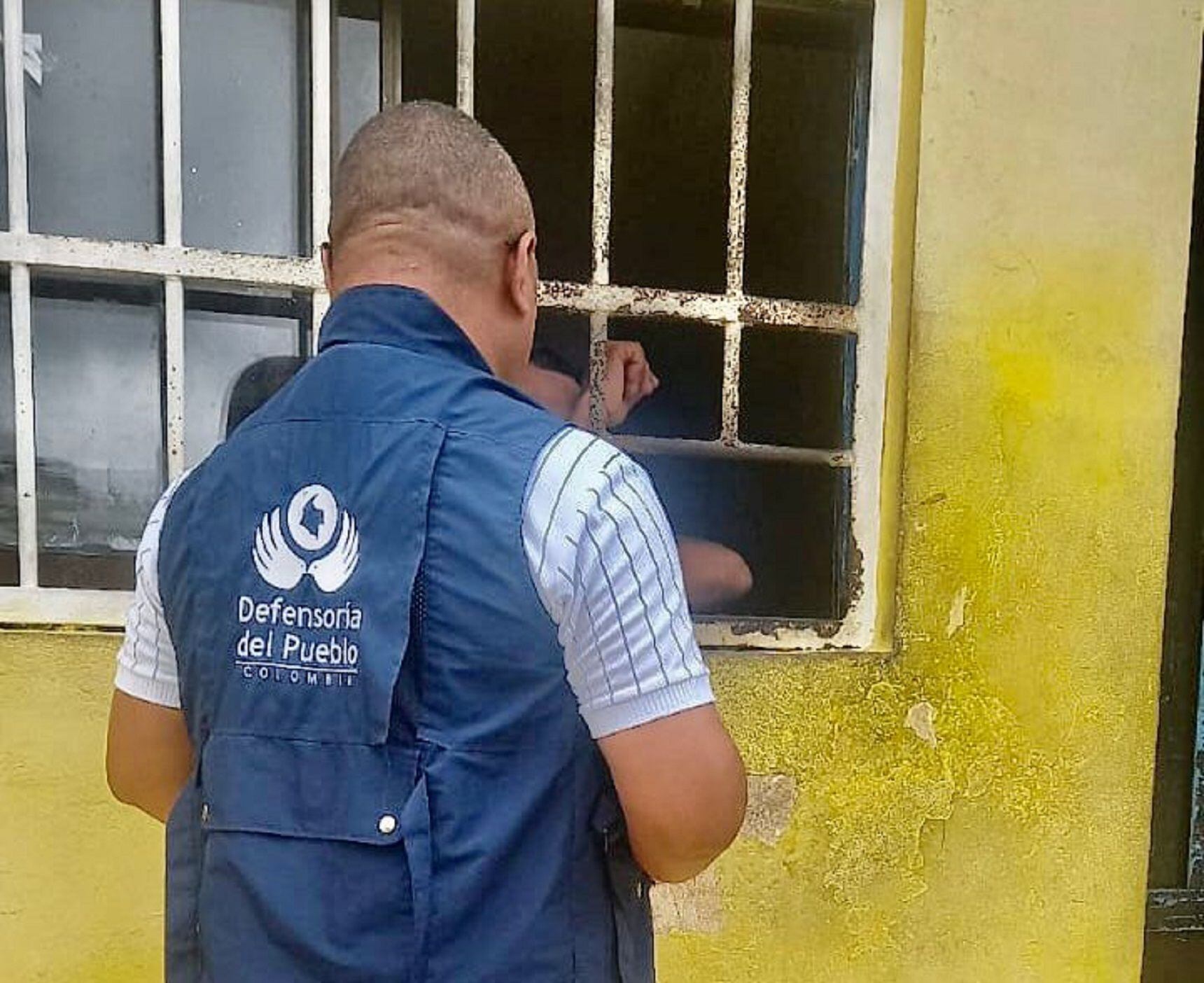 Crisis en la cárcel La Amarilla de Lorica: Defensoría advierte que los internos no tienen alimentos. Foto: cortesía Defensoría del Pueblo.