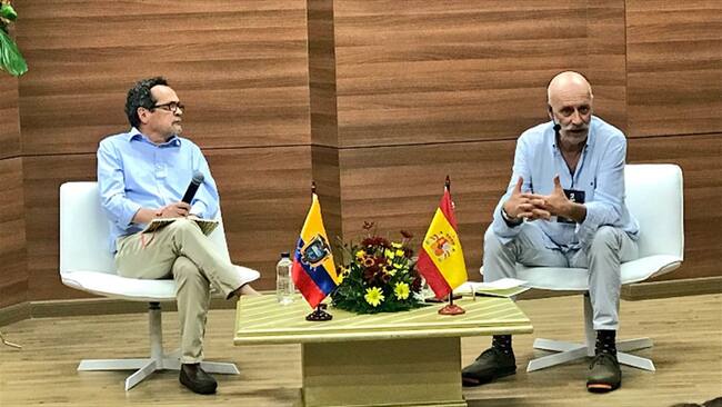 Rafael Manzano participó de la Cátedra de Europa en la Universidad del Norte. Foto: Silvana Salas (W Radio)
